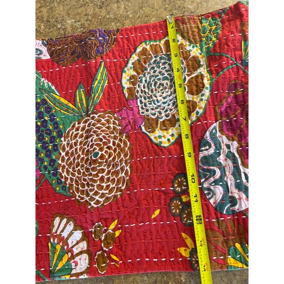 Hand Stitched Kanthra Infinity Scarf - Picture 5 of 6